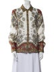 Veronica Beard Linen Printed Jacket