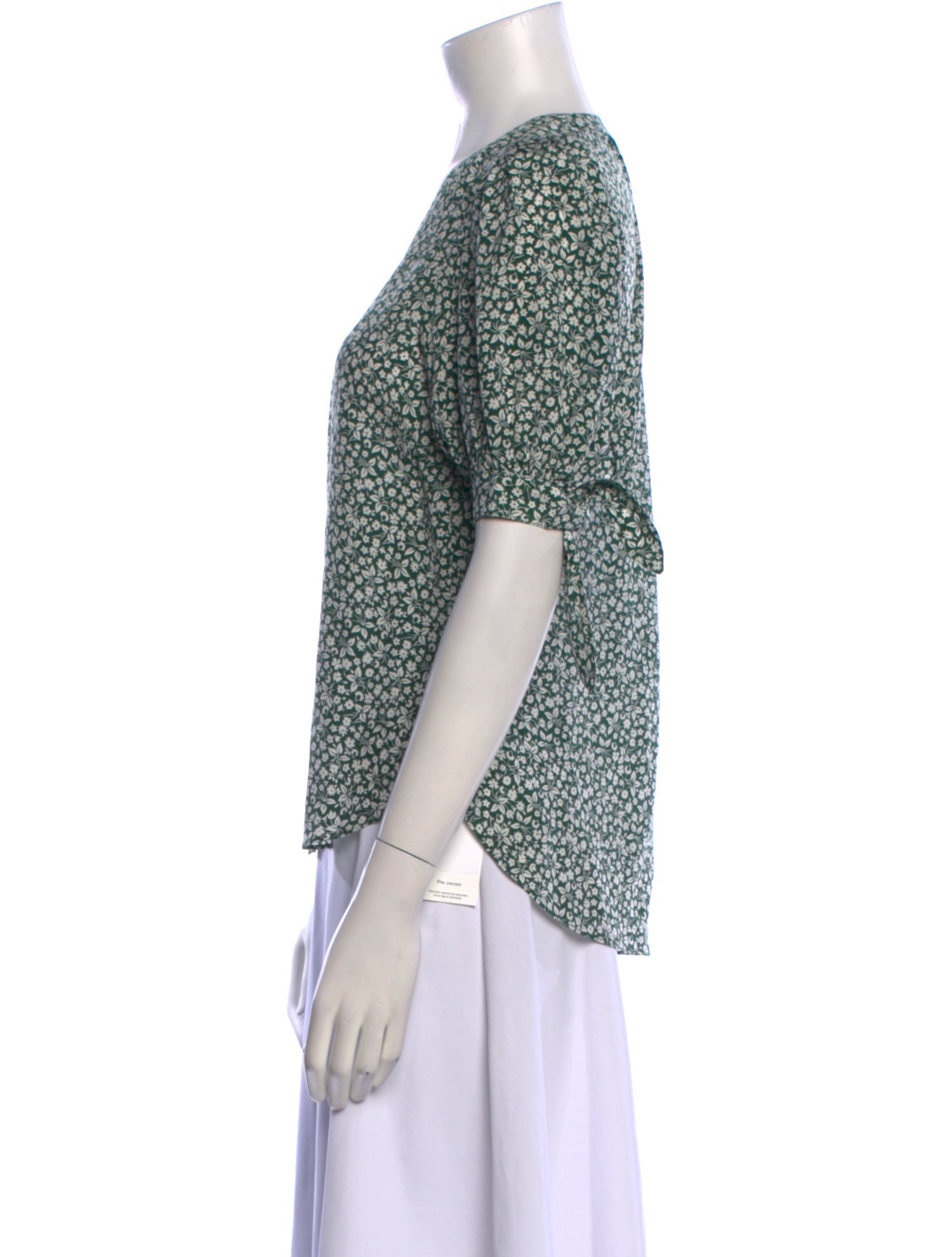 Veronica Beard Silk Floral Print Blouse