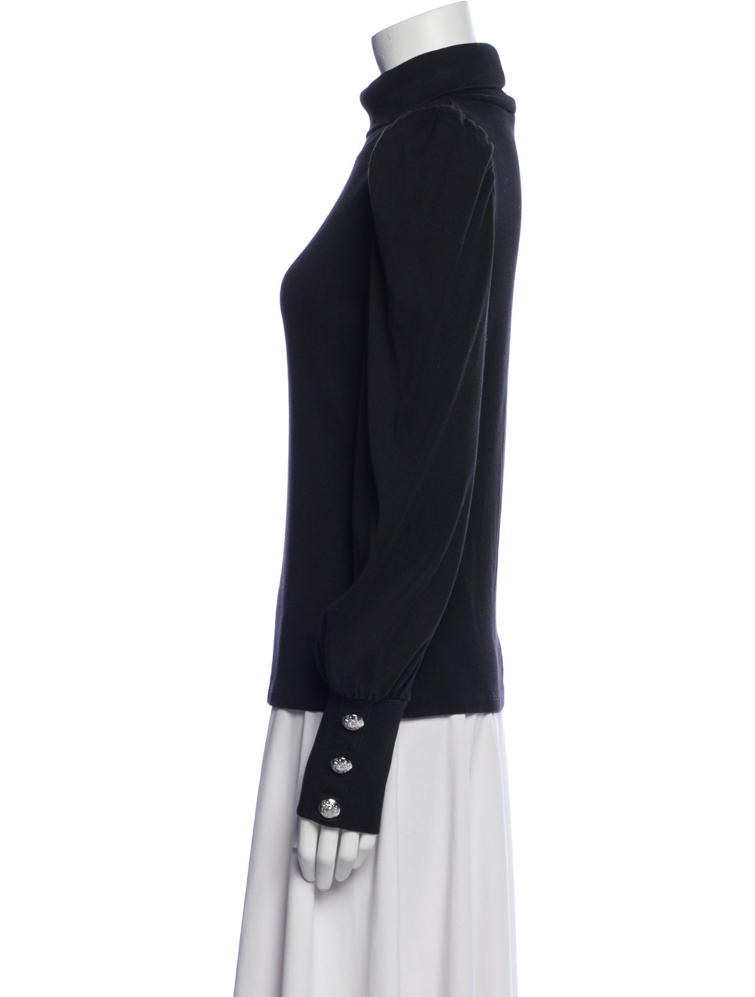 Veronica Beard Turtleneck Long Sleeve Sweatshirt