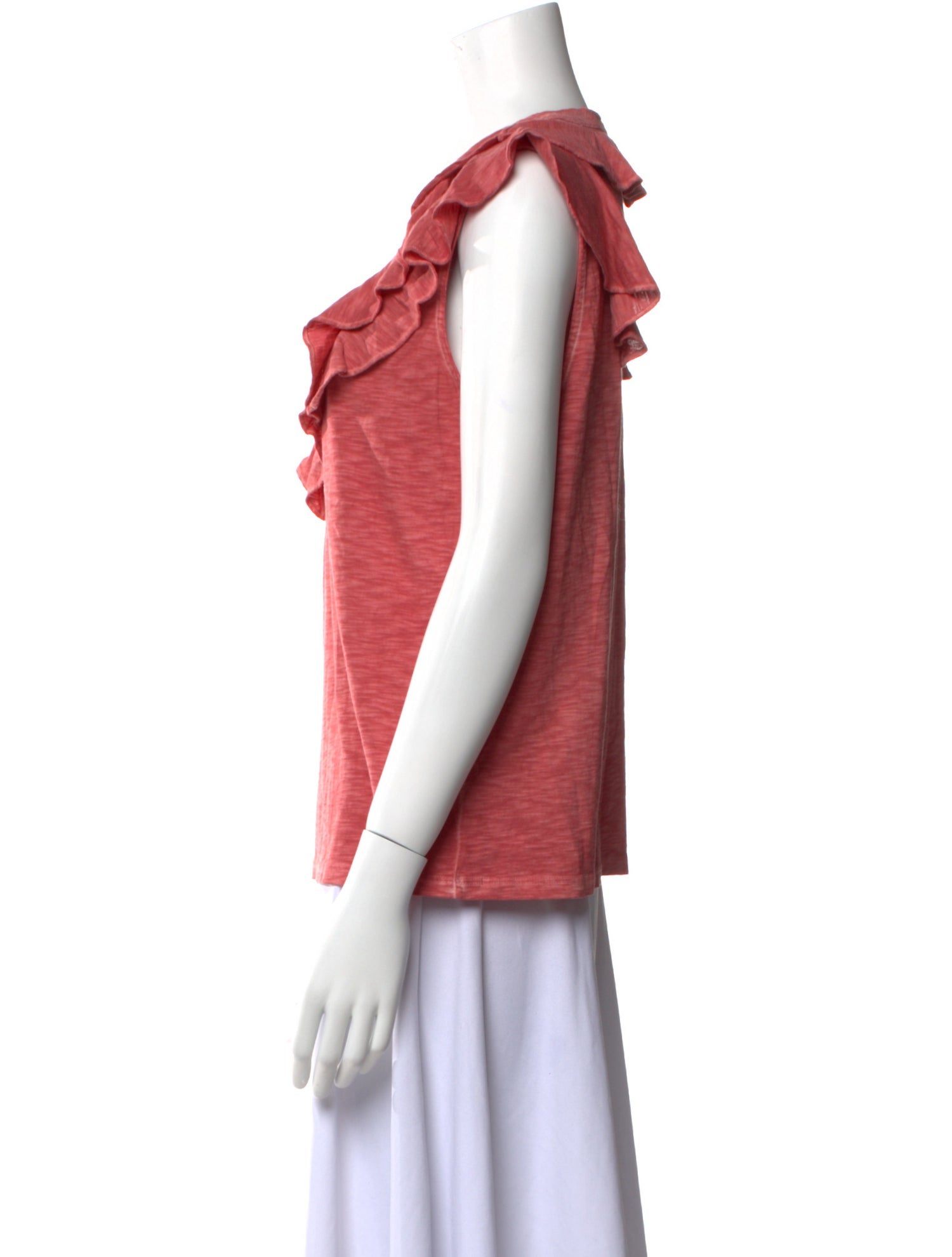 Veronica Beard V-Neck Short Sleeve Top