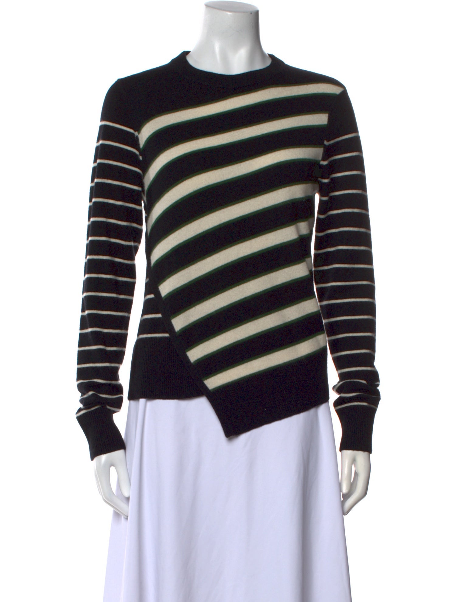 Veronica Beard Cashmere Striped Sweater