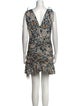 Veronica Beard Printed Mini Dress