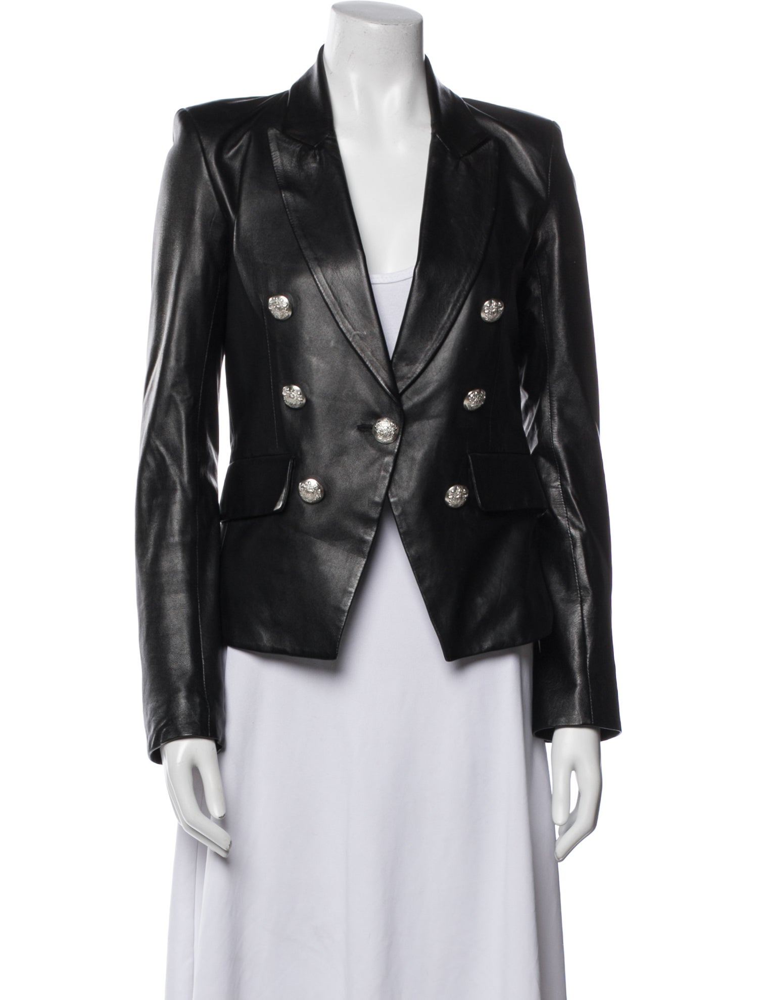 Veronica Beard Leather Blazer