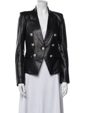 Veronica Beard Leather Blazer