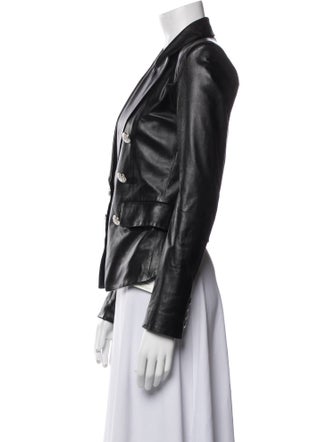 Veronica Beard Leather Blazer