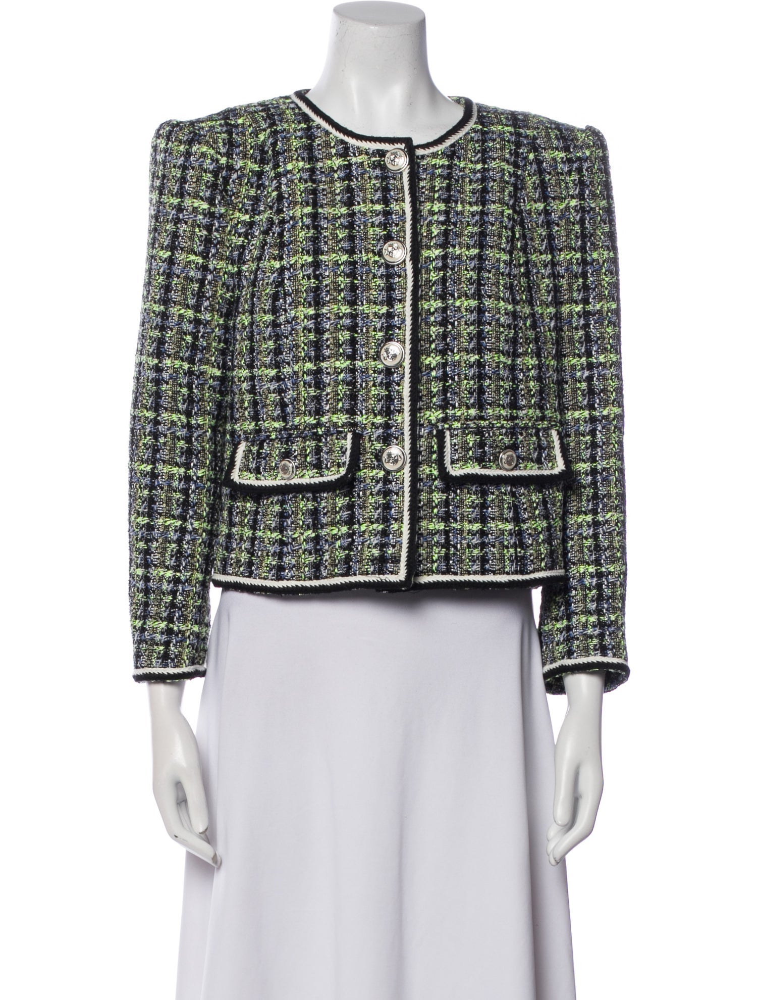 Veronica Beard Tweed Pattern Evening Jacket w/ Tags