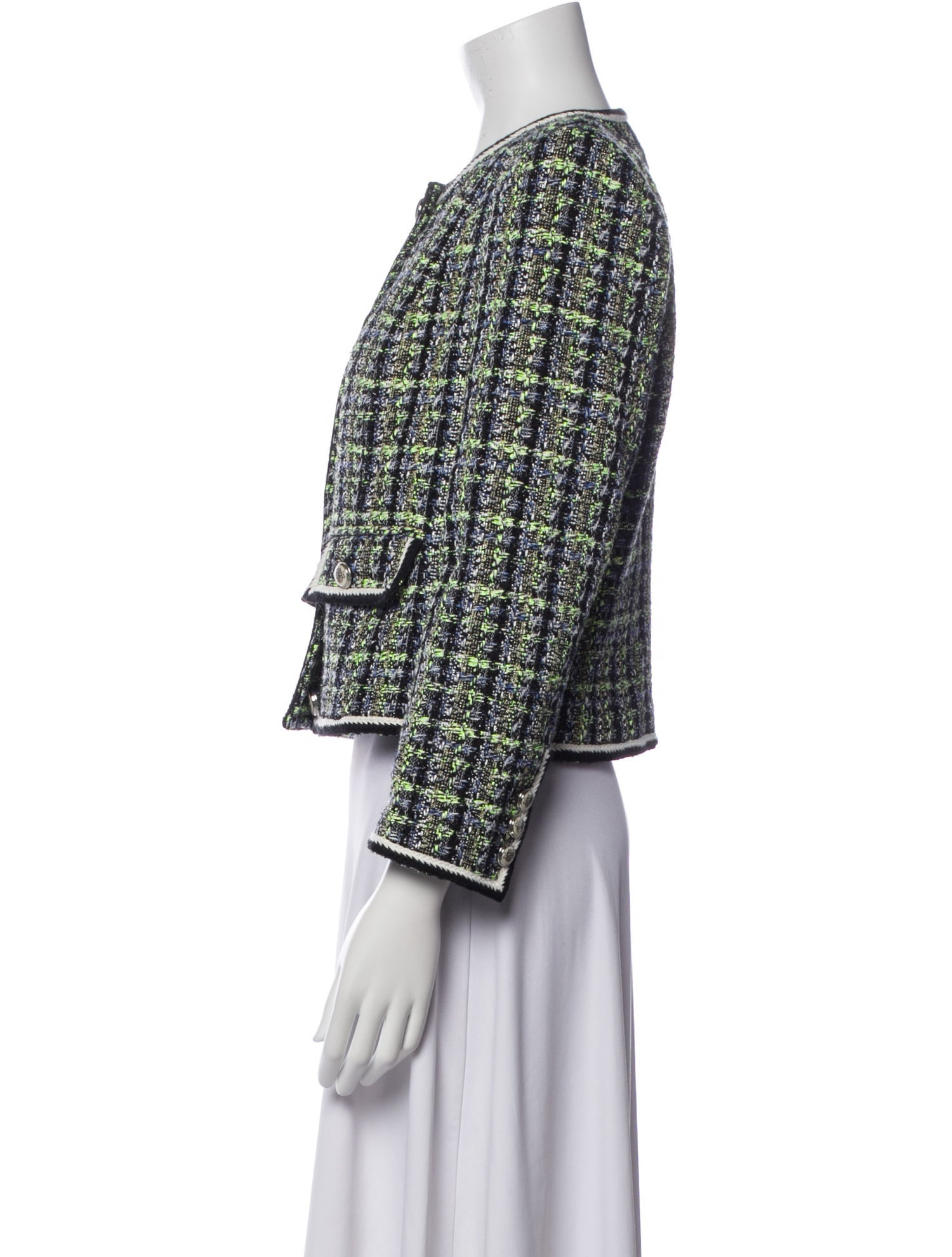 Veronica Beard Tweed Pattern Evening Jacket w/ Tags