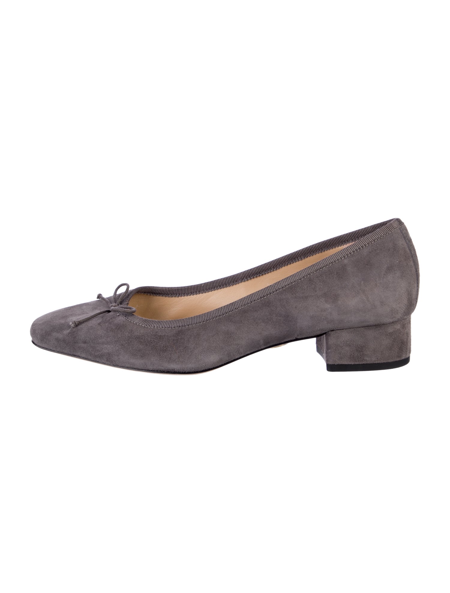 Veronica Beard Suede Bow Accents Pumps