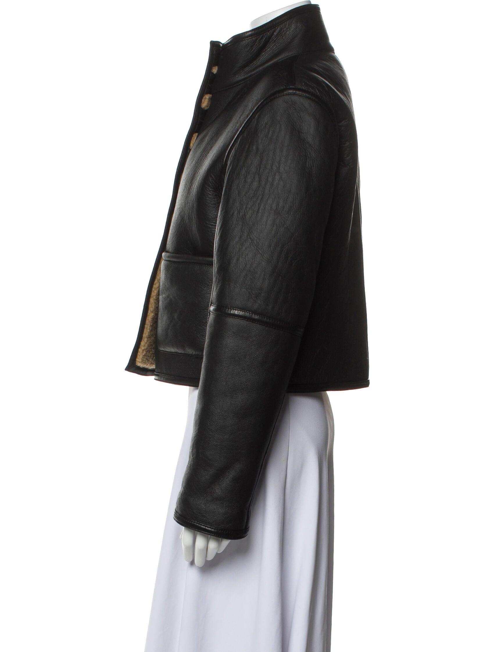 Veronica Beard Leather Biker Jacket