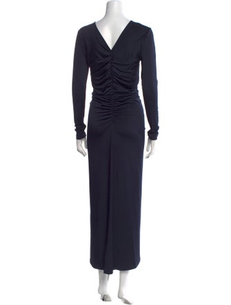 Veronica Beard V-Neck Long Dress