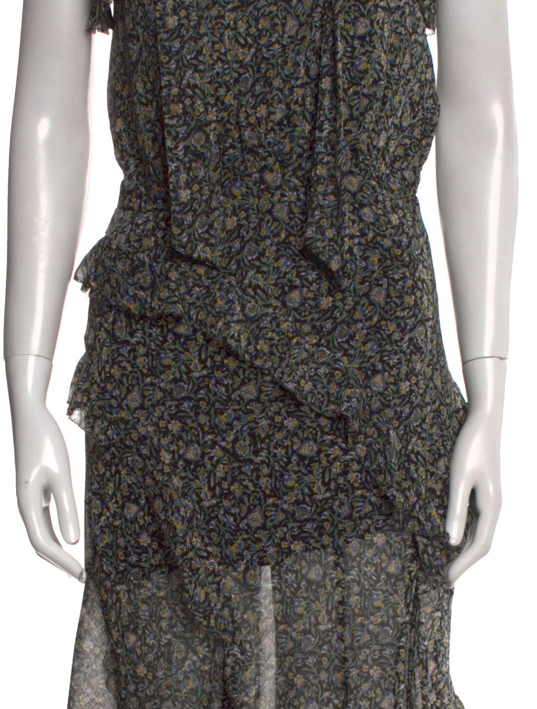 Veronica Beard Printed Long Dress