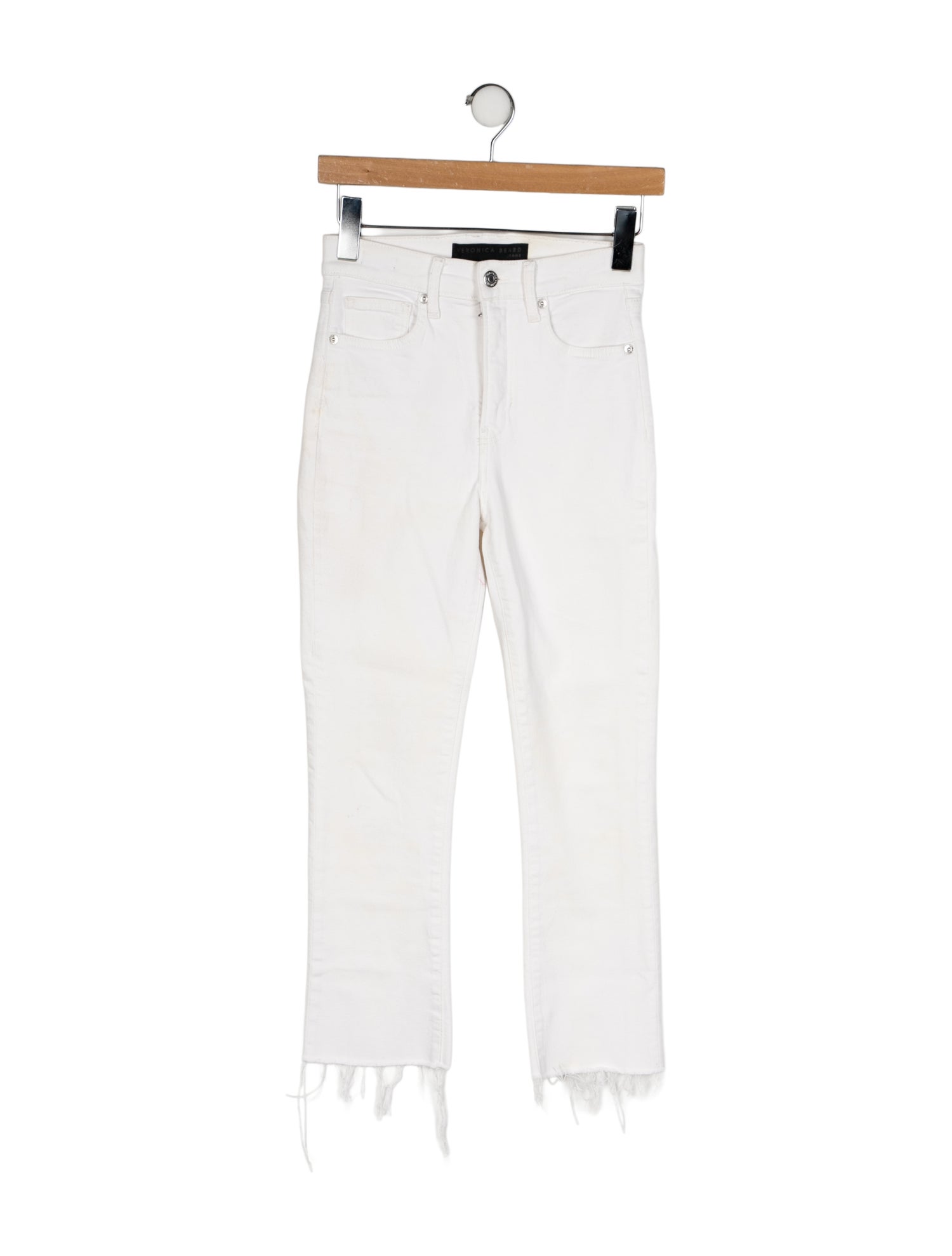 Veronica Beard Mid-Rise Straight Leg Jeans