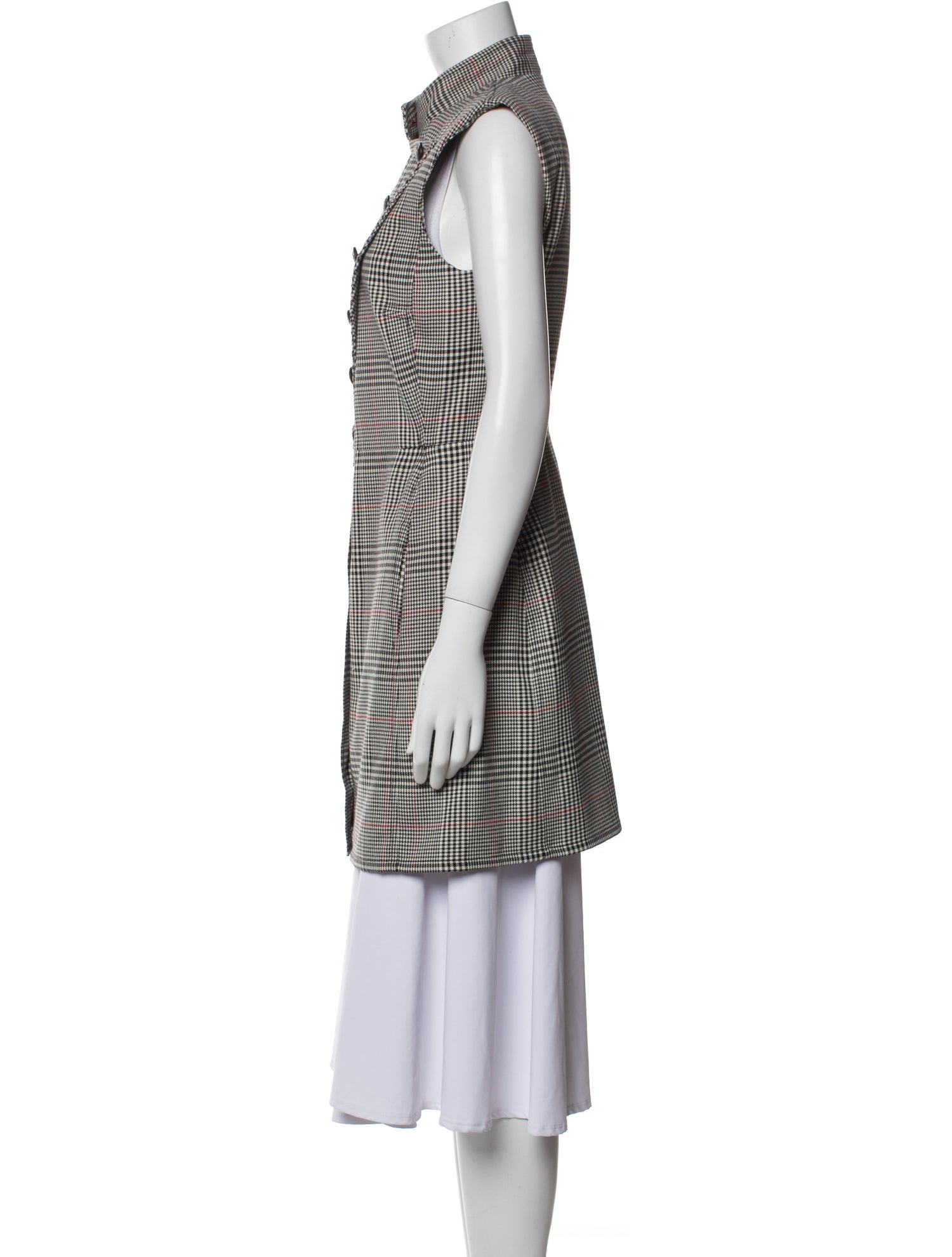 Veronica Beard Houndstooth Print Mini Dress