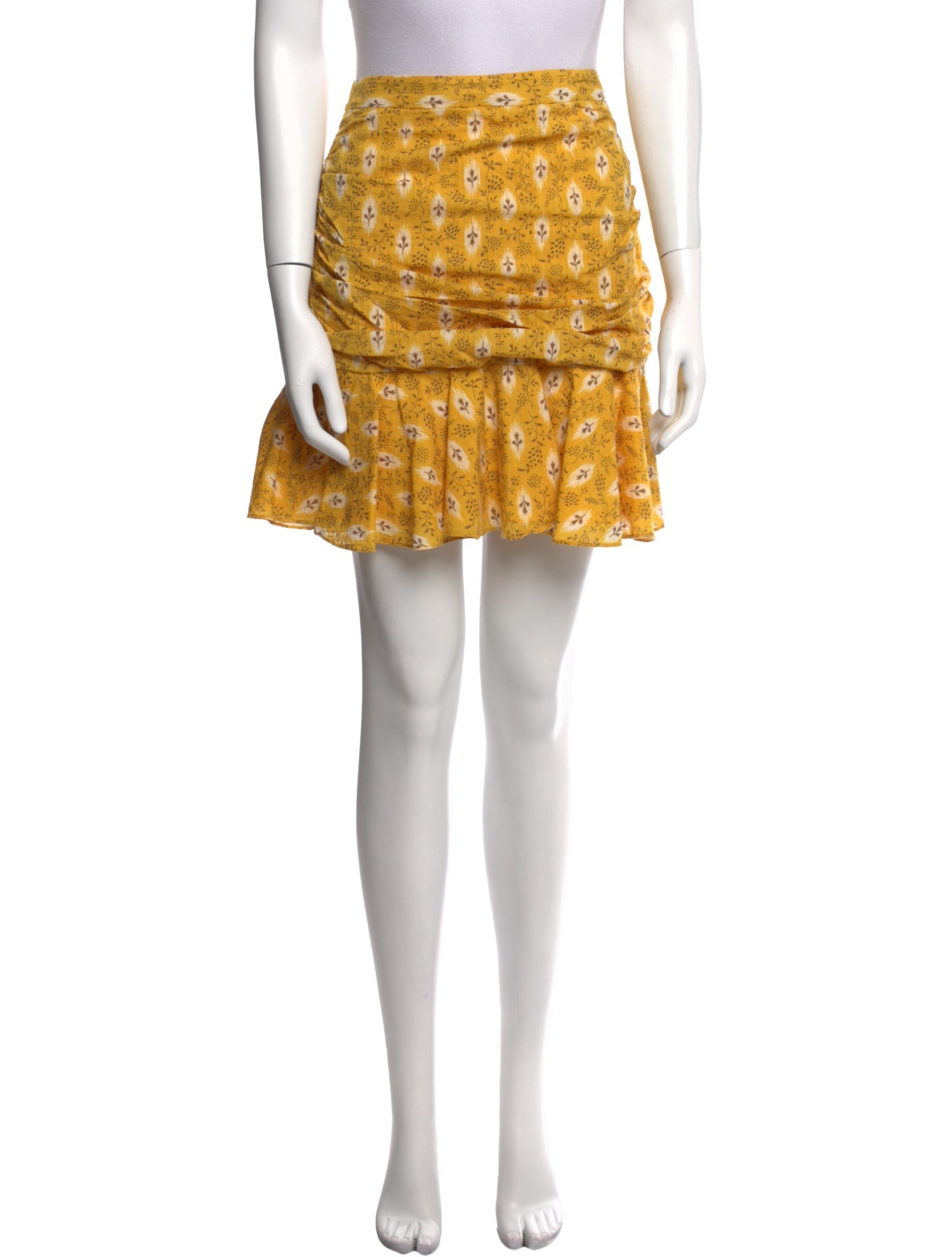 Veronica Beard Floral Print Mini Skirt