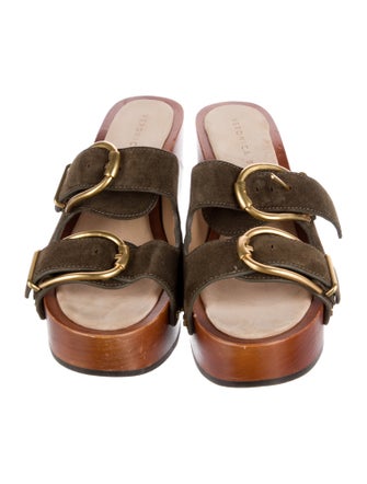 Veronica Beard Suede Slides