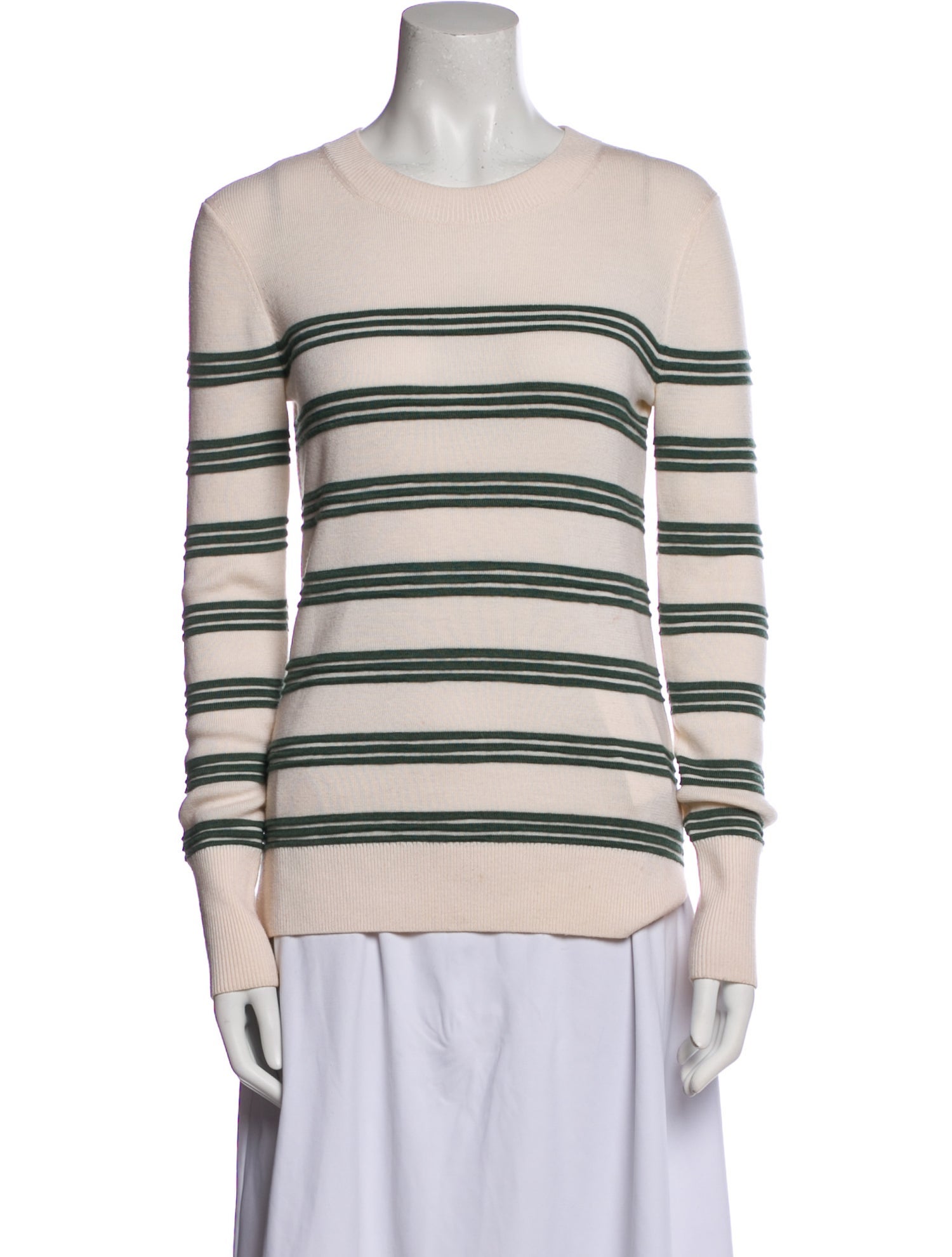 Veronica Beard Merino Wool Striped Sweater