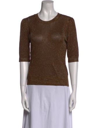 Veronica Beard Crew Neck Short Sleeve Top