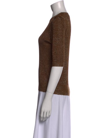 Veronica Beard Crew Neck Short Sleeve Top