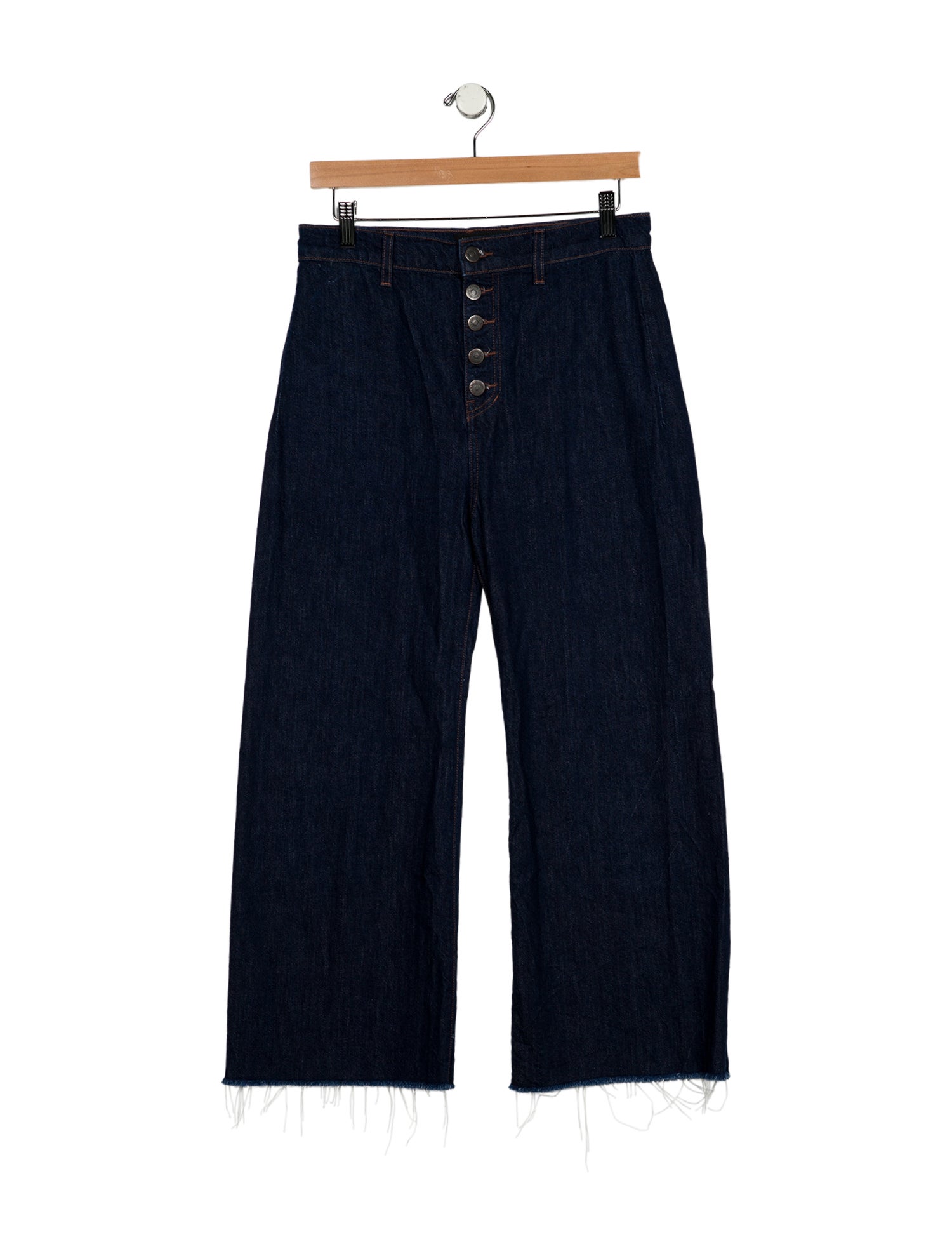 Veronica Beard High-Rise Wide Leg Jeans