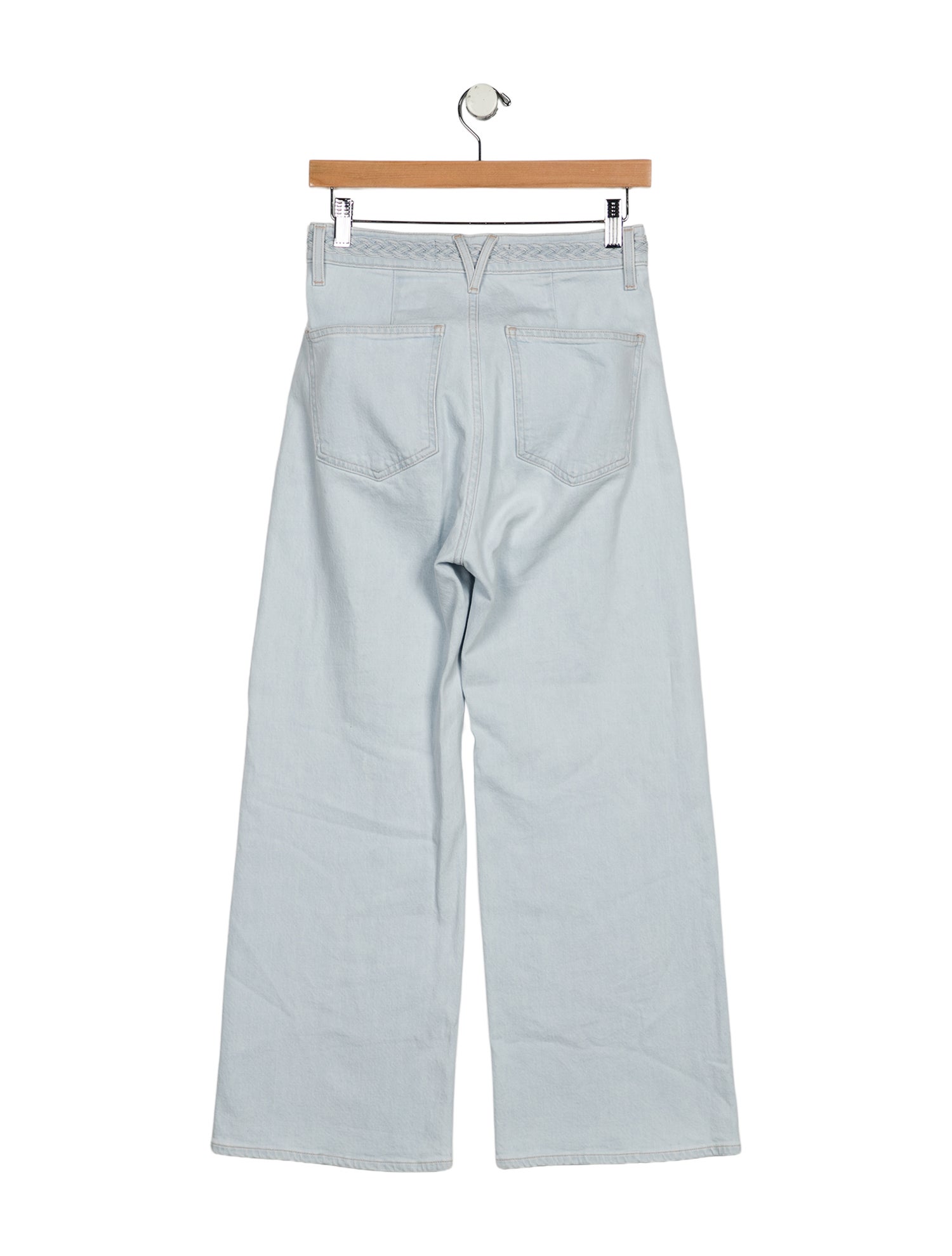 Veronica Beard High-Rise Wide Leg Jeans