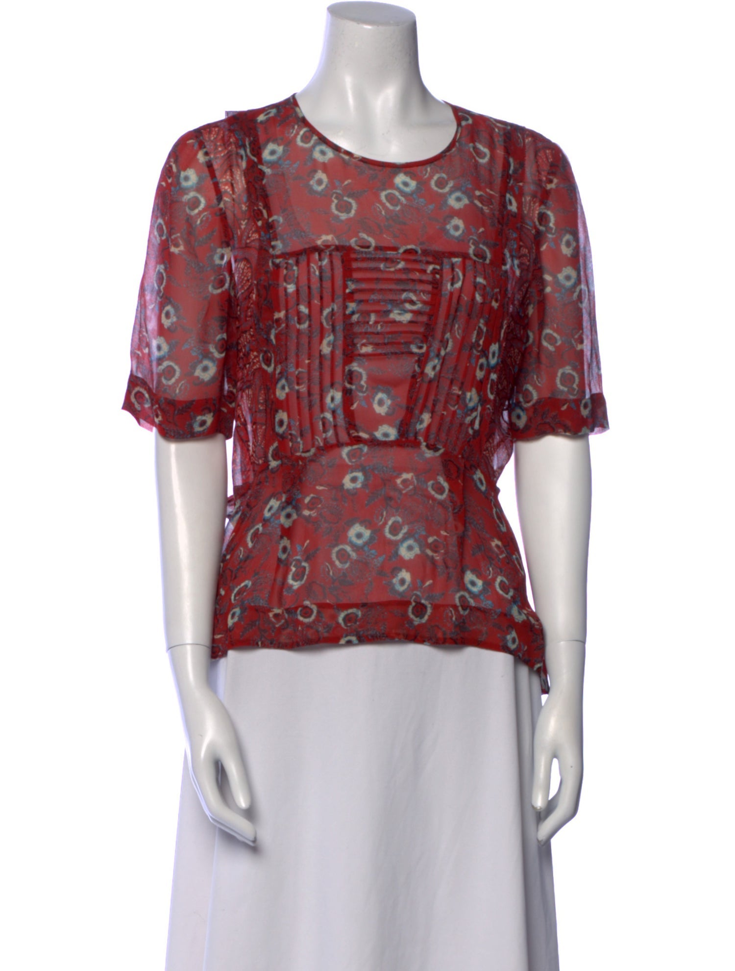 Veronica Beard Silk Printed Top