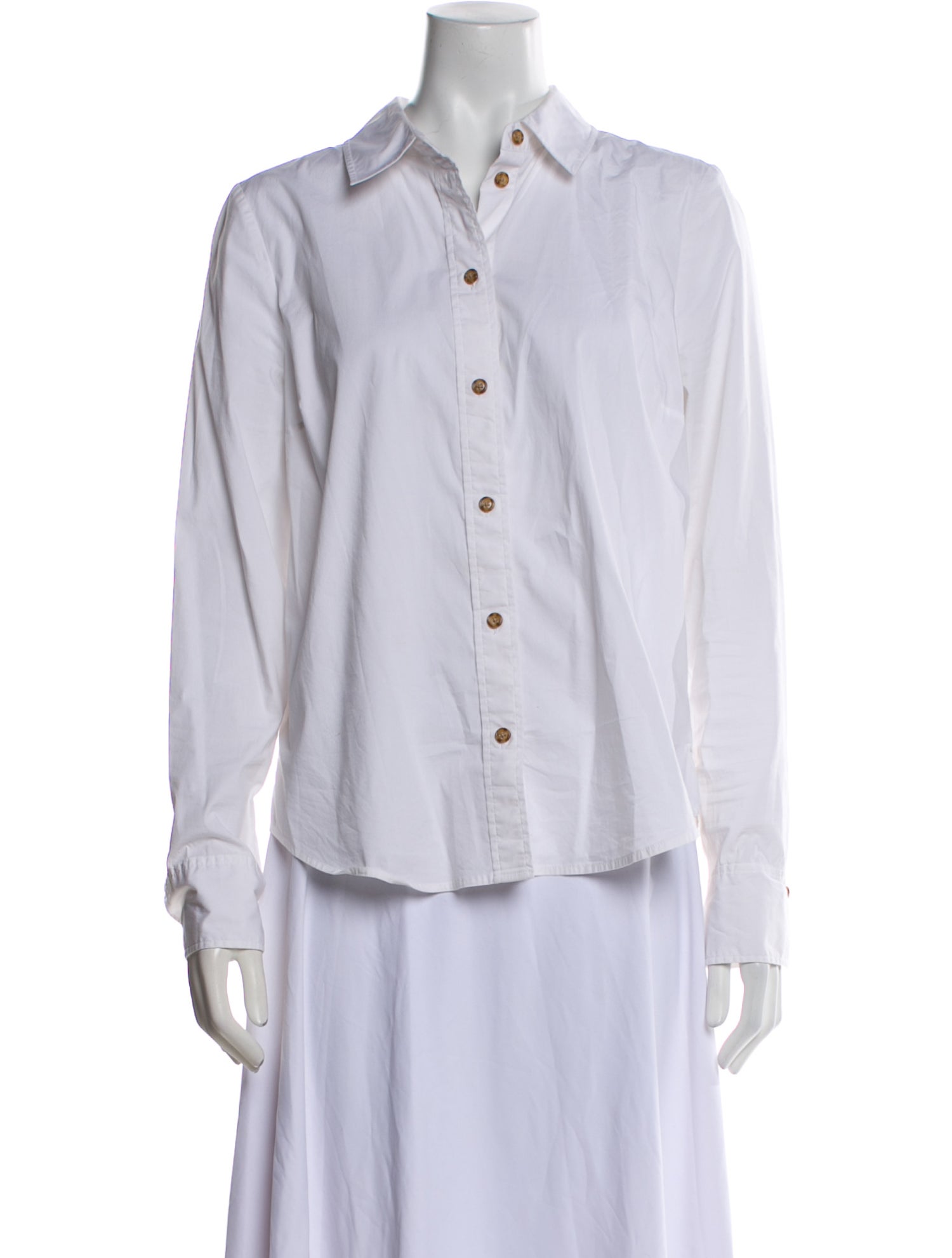Veronica Beard Long Sleeve Button-Up Top