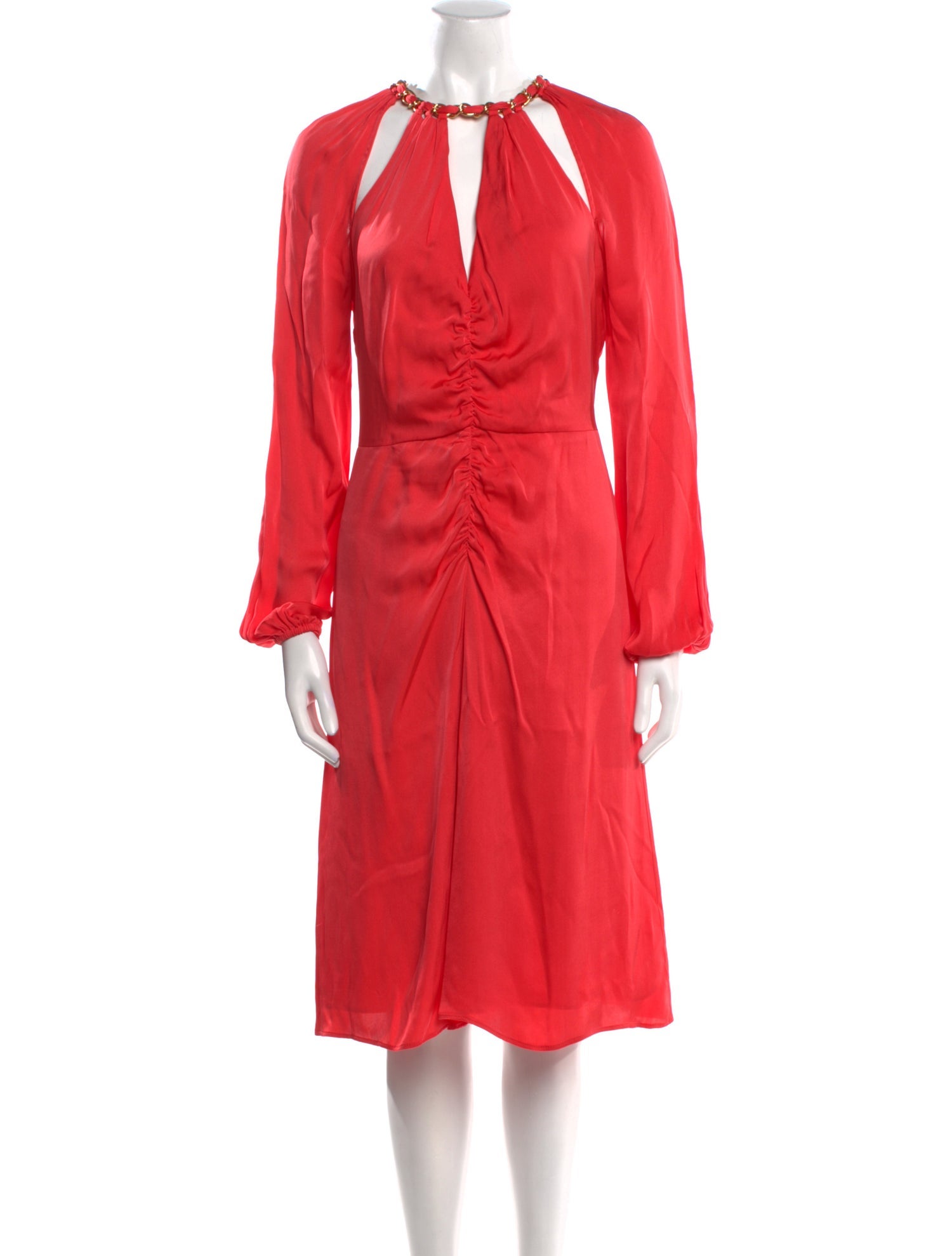 Veronica Beard Crew Neck Knee-Length Dress