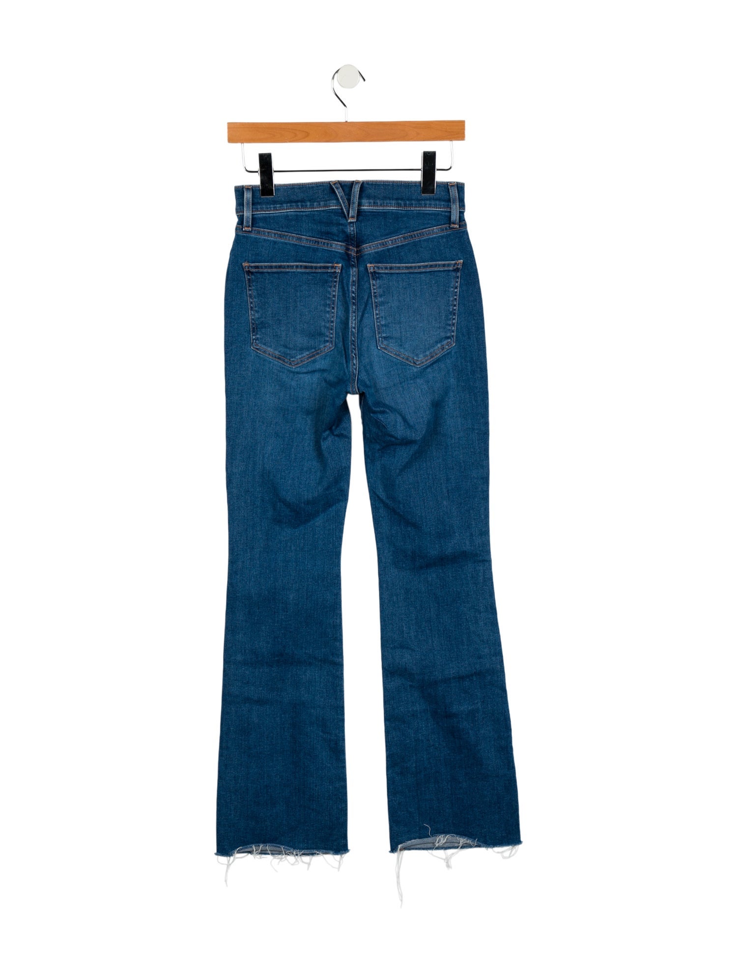 Veronica Beard Mid-Rise Wide Leg Jeans