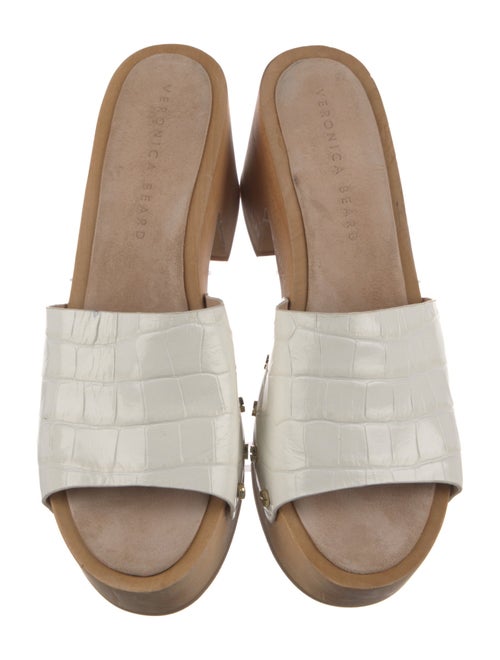 Veronica Beard Leather Slides