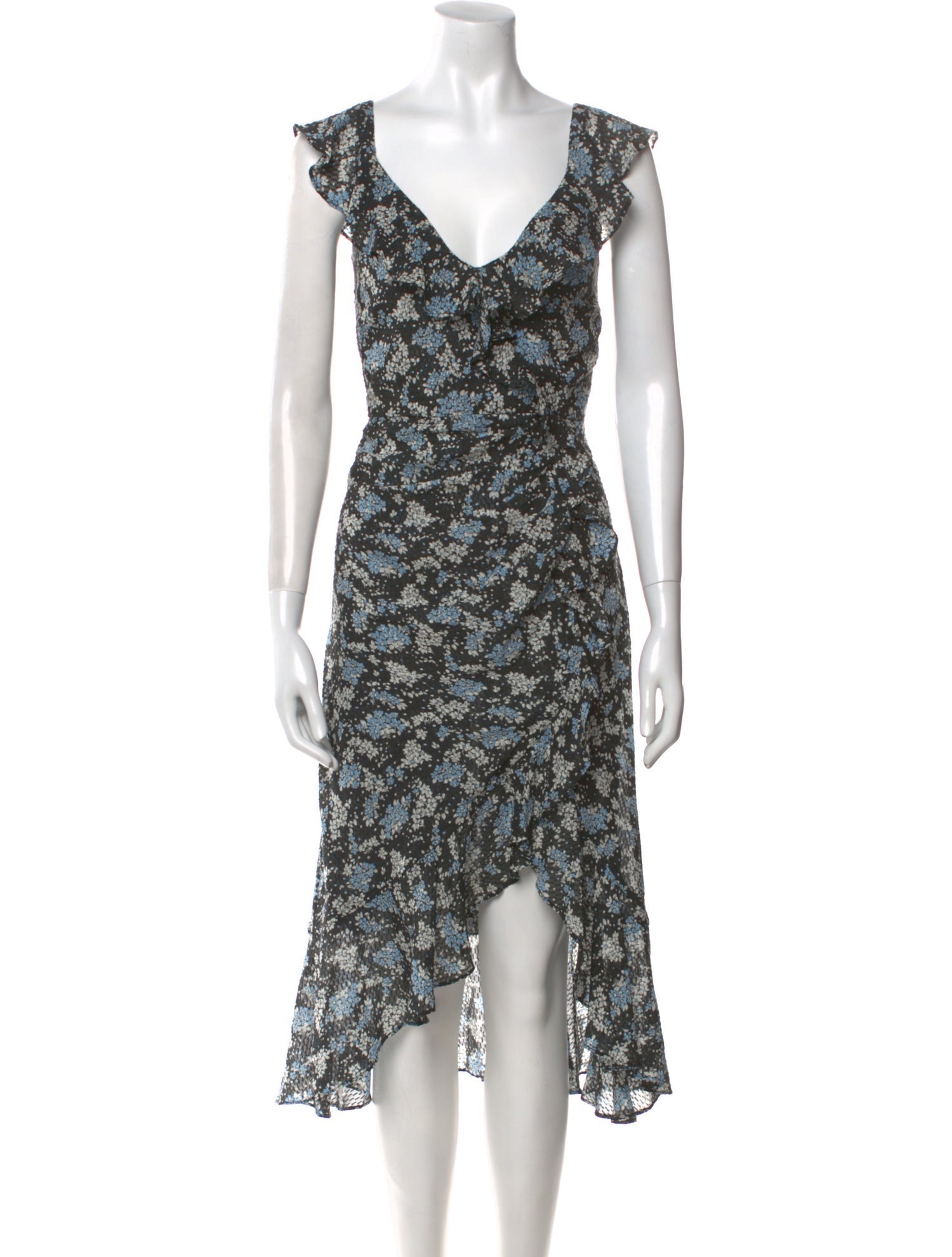 Veronica Beard Silk Midi Length Dress