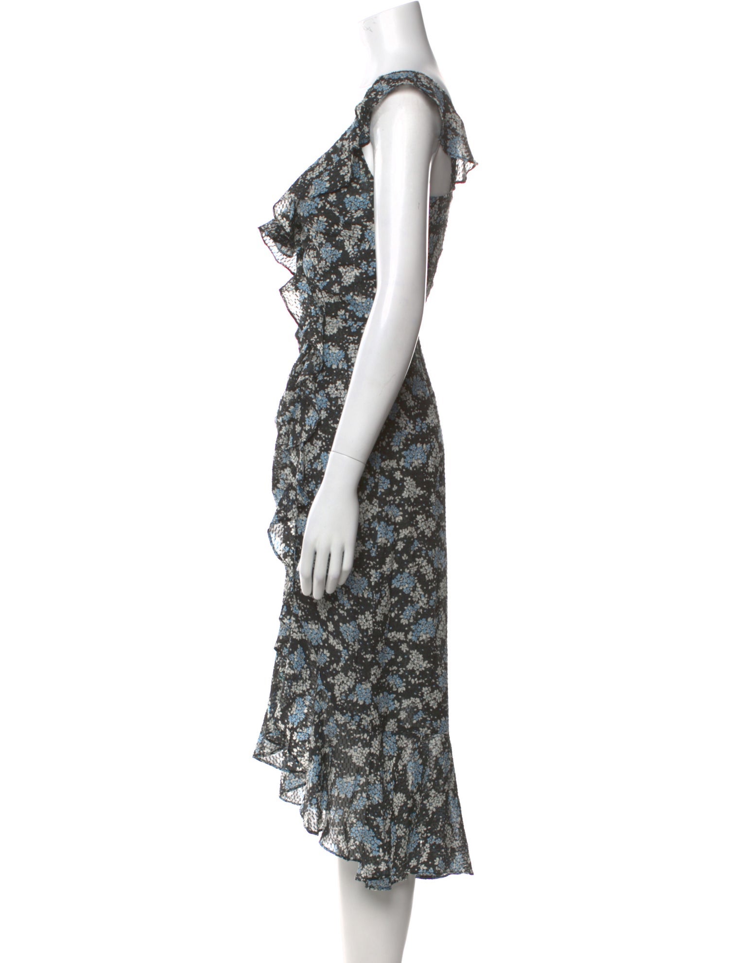 Veronica Beard Silk Midi Length Dress