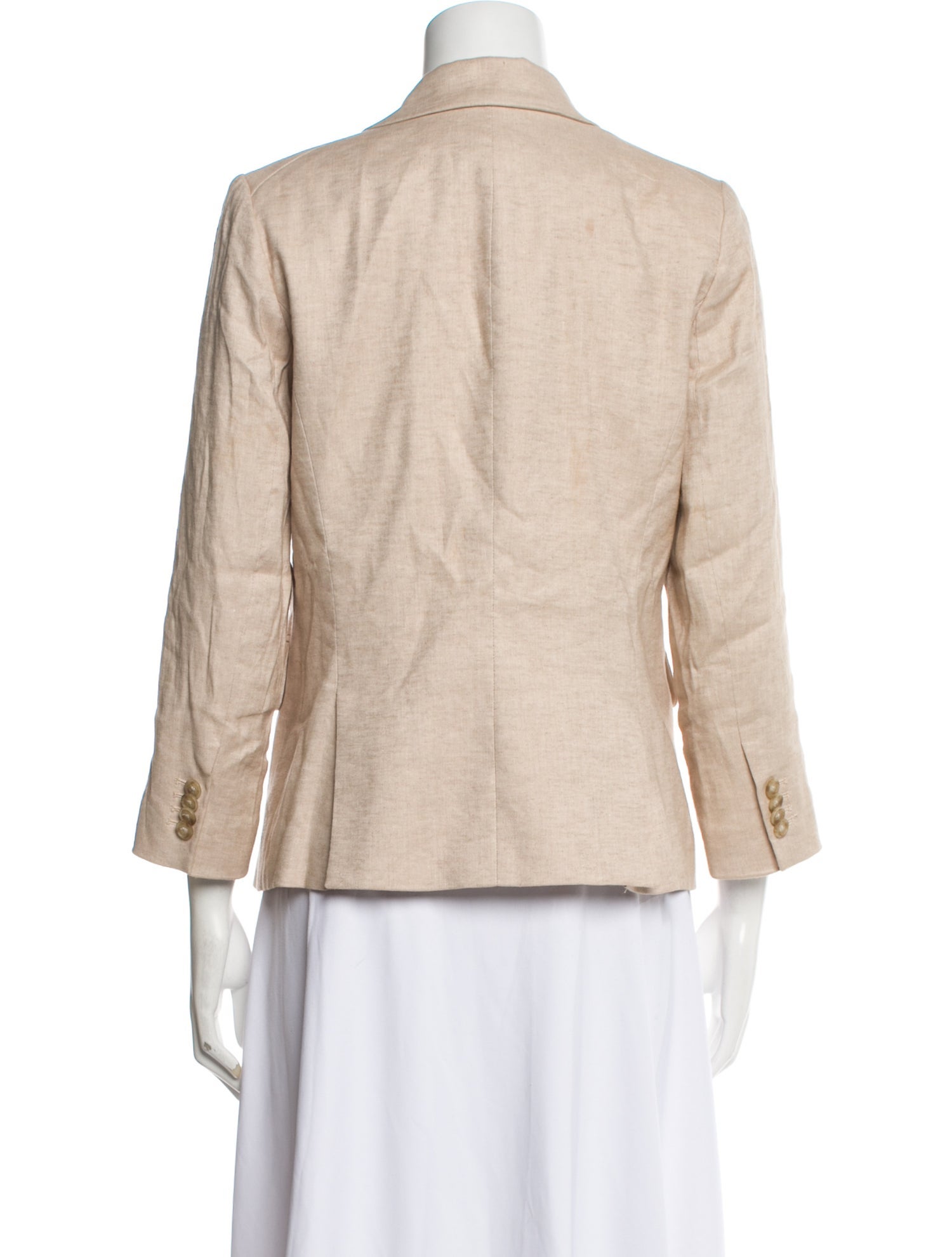 Veronica Beard Linen Striped Blazer