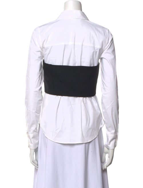 Veronica Beard Long Sleeve Button-Up Top