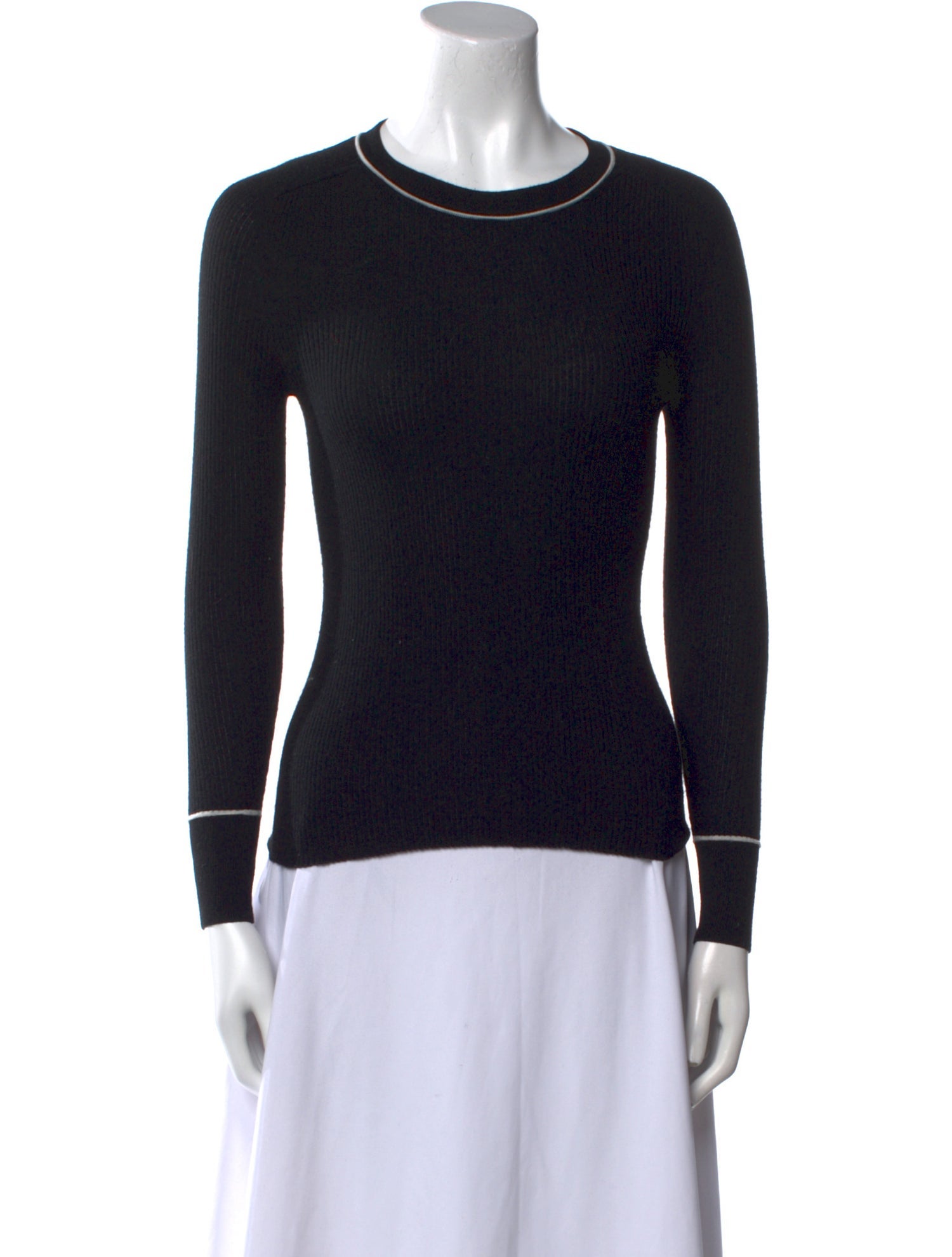 Veronica Beard Merino Wool Crew Neck Sweater