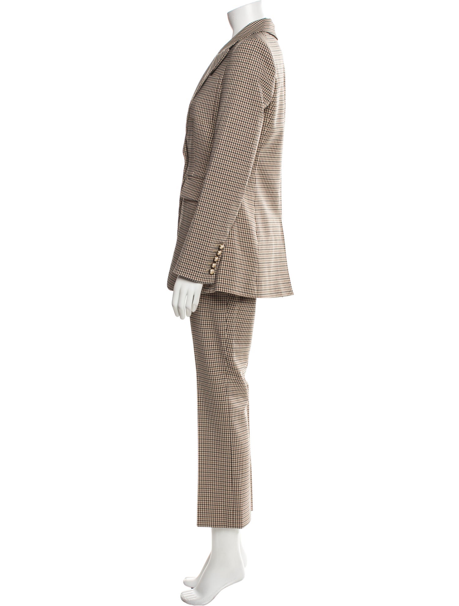 Veronica Beard Houndstooth Print Pantsuit w/ Tags