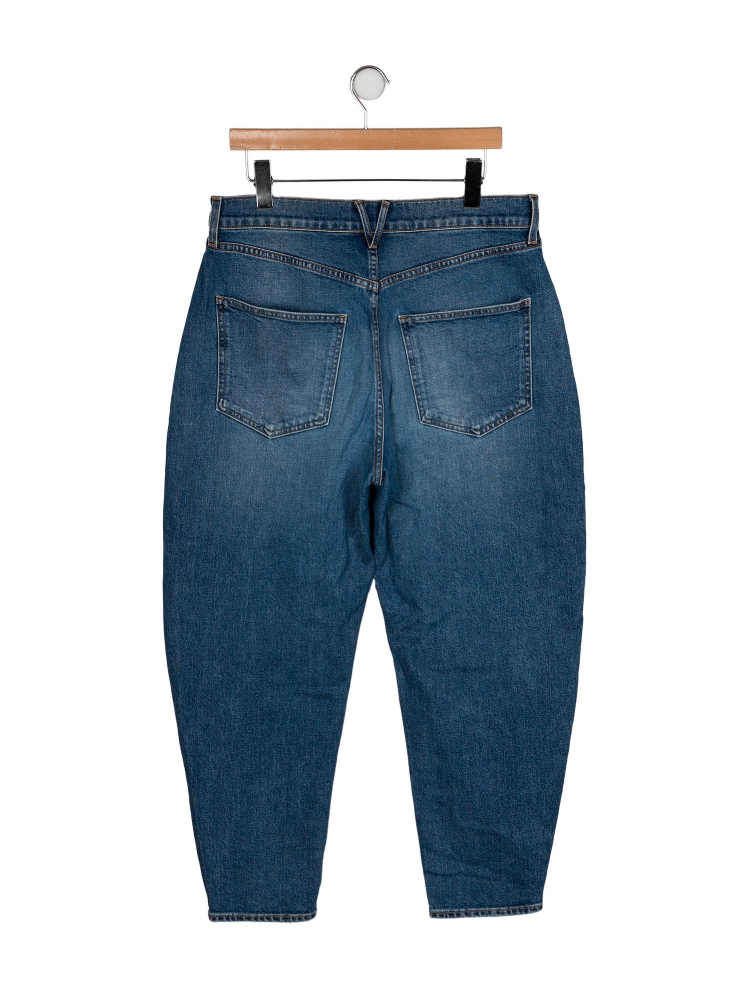 Veronica Beard High-Rise Straight Leg Jeans