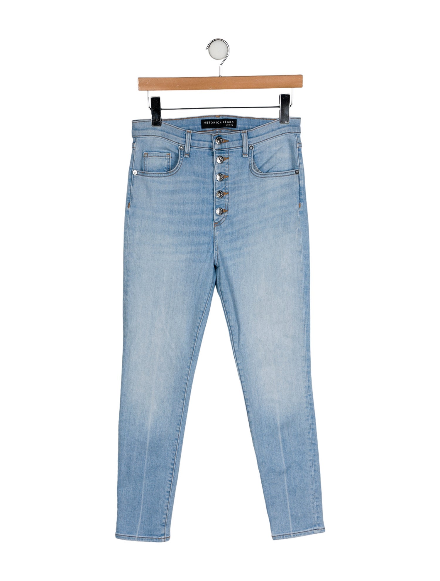 Veronica Beard High-Rise Skinny Leg Jeans