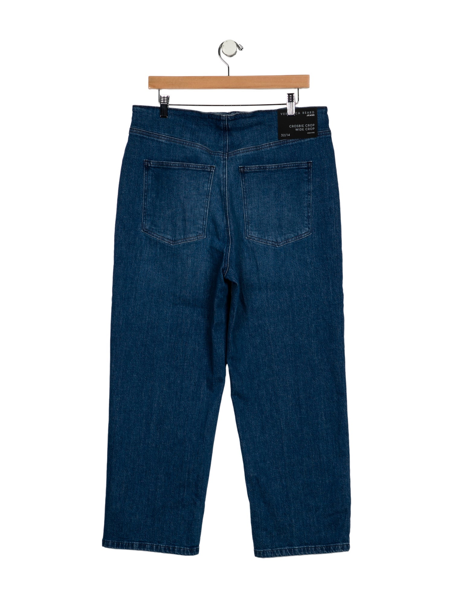 Veronica Beard High-Rise Wide Leg Jeans