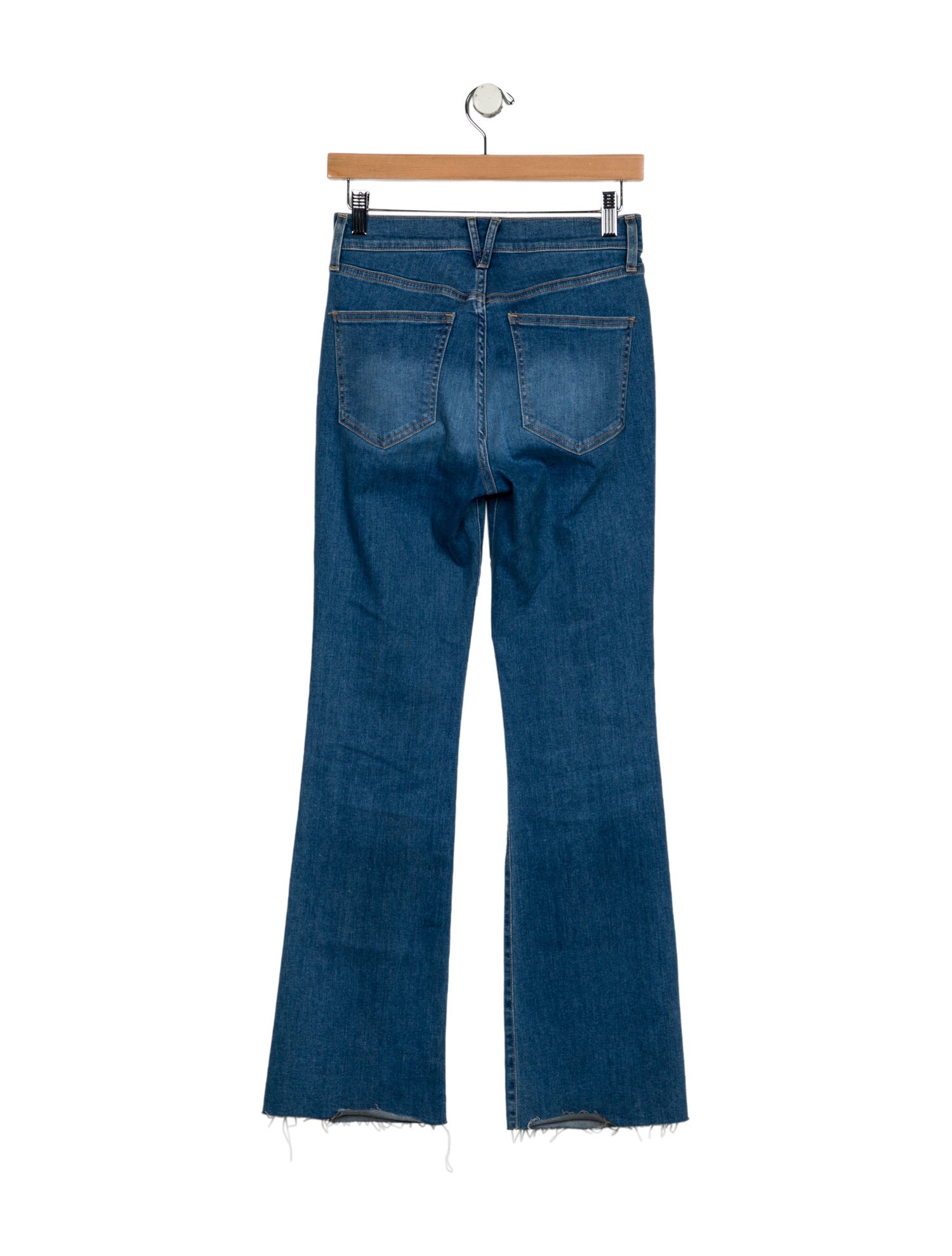 Veronica Beard Mid-Rise Straight Leg Jeans