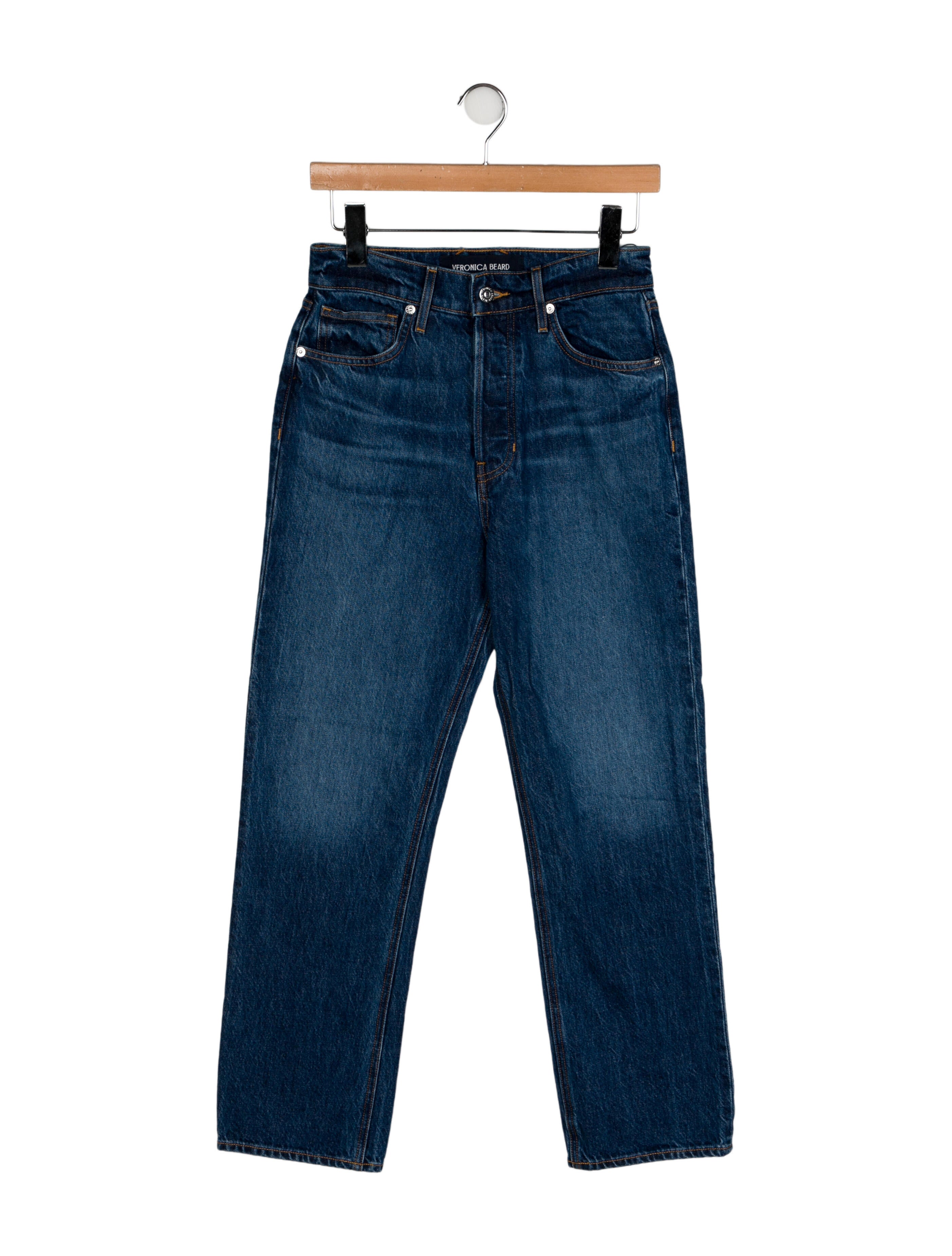 Veronica Beard High-Rise Straight Leg Jeans w/ Tags