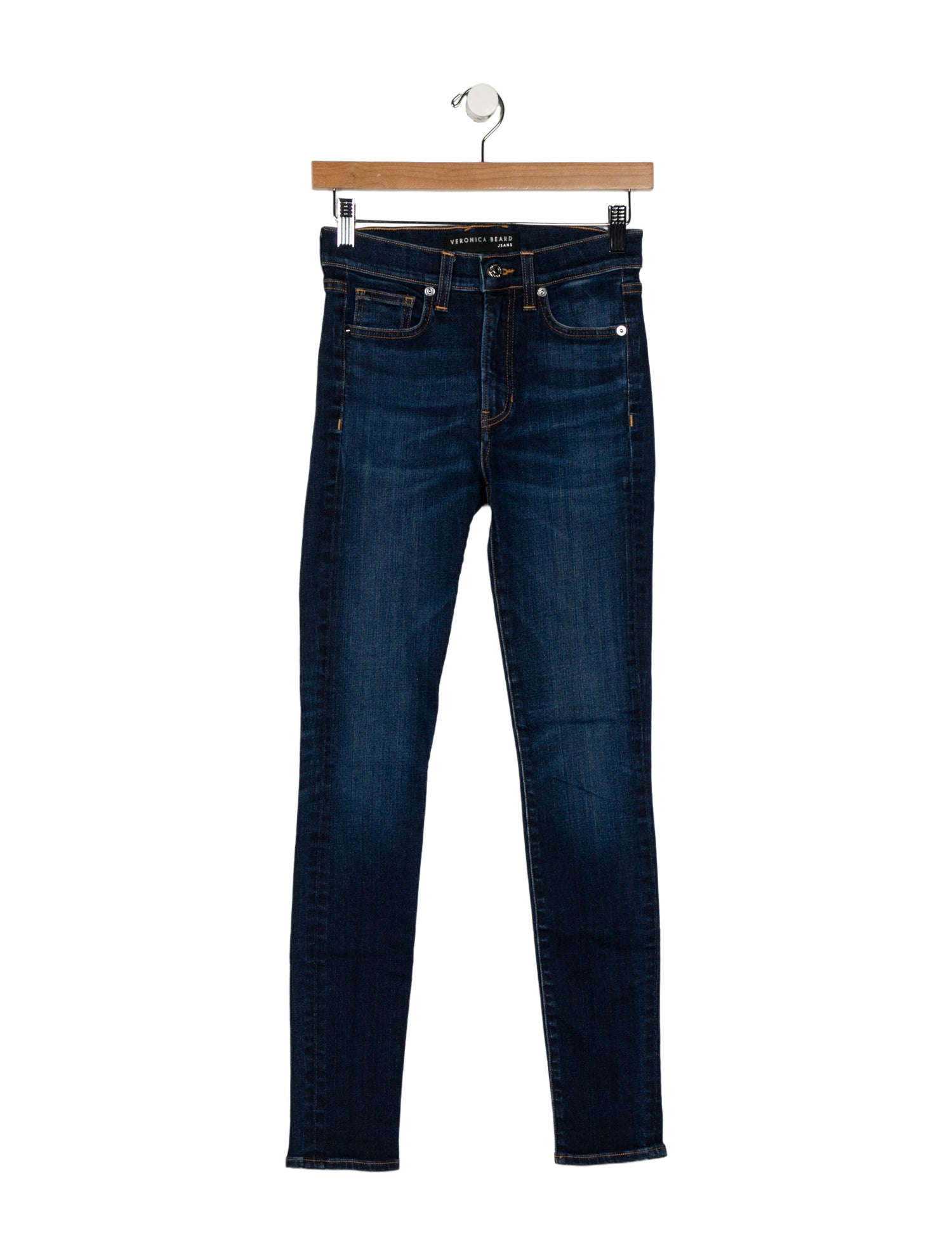 Veronica Beard Mid-Rise Skinny Leg Jeans