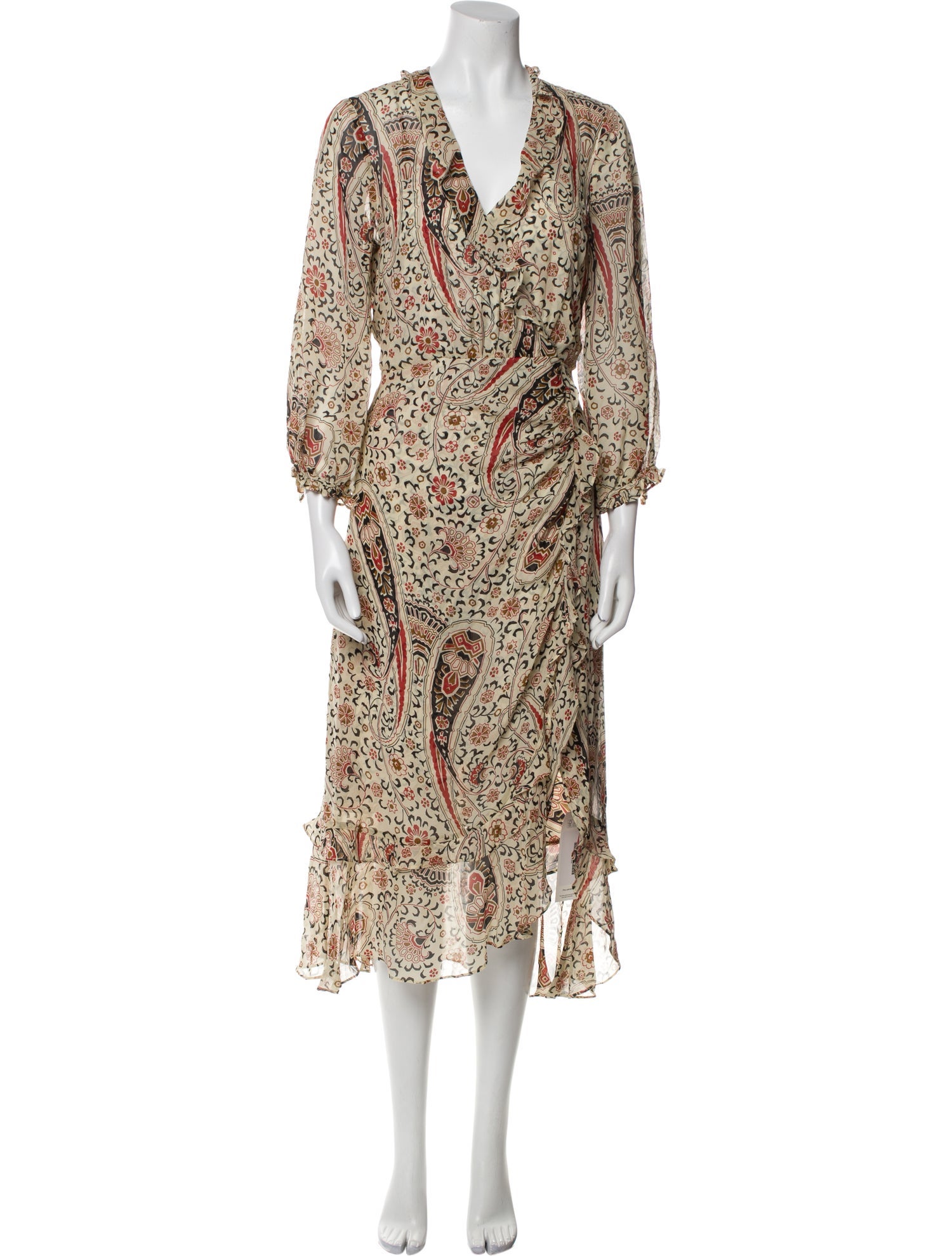 Veronica Beard Silk Midi Length Dress