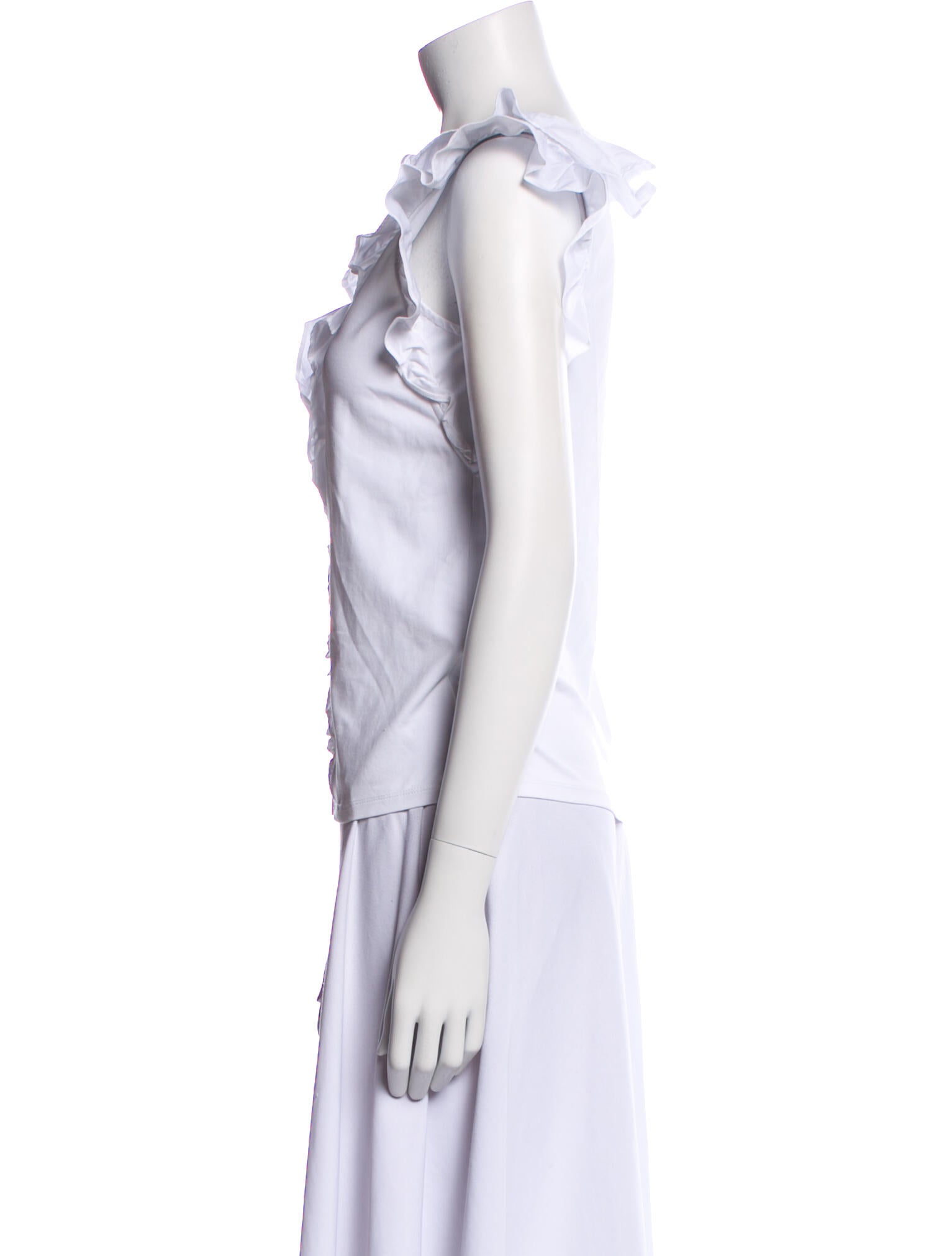 Veronica Beard V-Neck Sleeveless Top