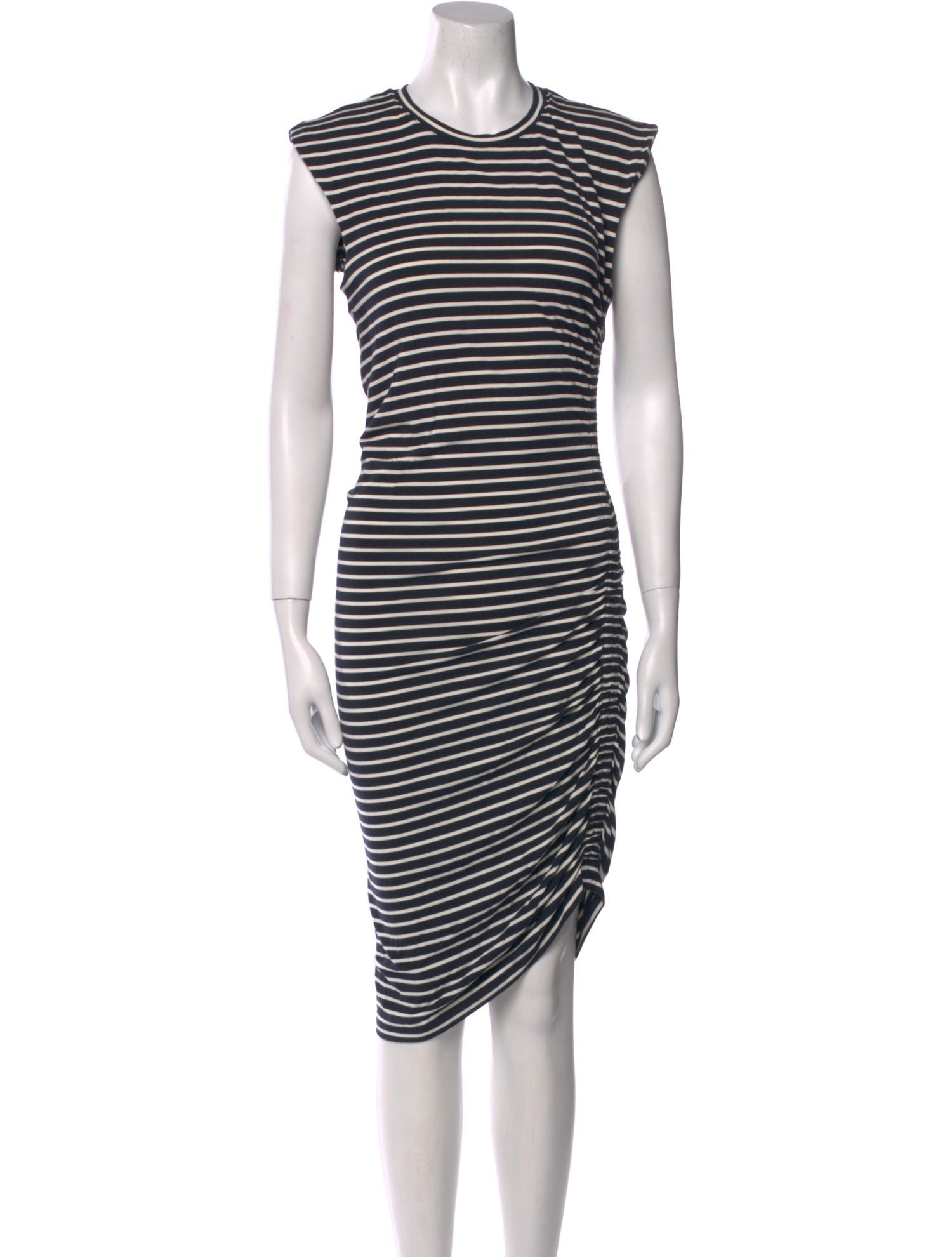 Veronica Beard Striped Midi Length Dress