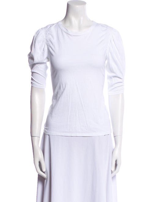 Veronica Beard Bateau Neckline Short Sleeve T-Shirt