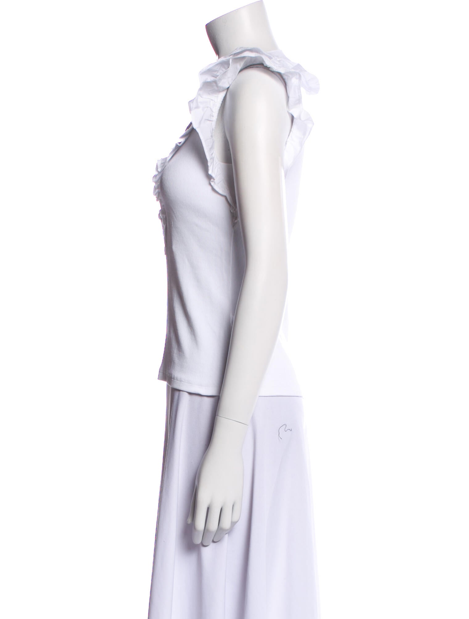 Veronica Beard V-Neck Sleeveless Top