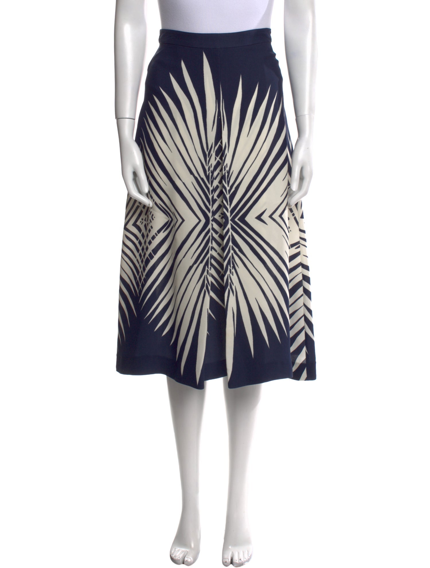 Veronica Beard Silk Midi Length Skirt