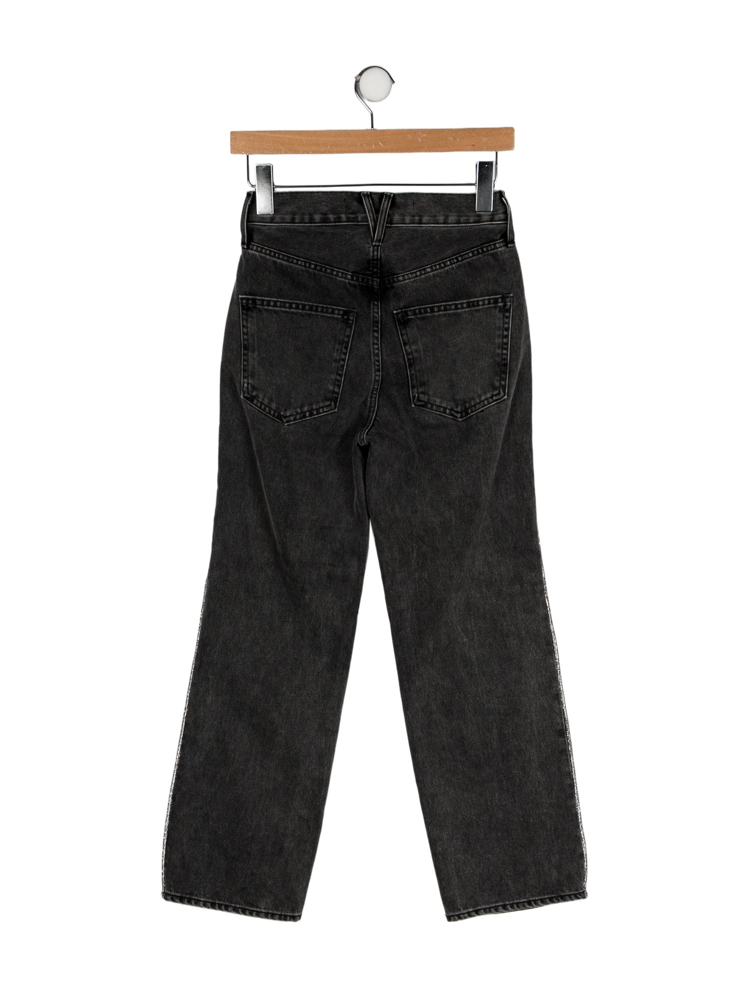 Veronica Beard Mid-Rise Straight Leg Jeans