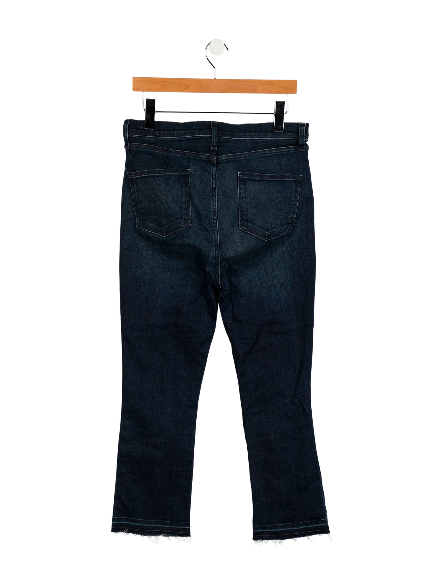 Veronica Beard High-Rise Straight Leg Jeans