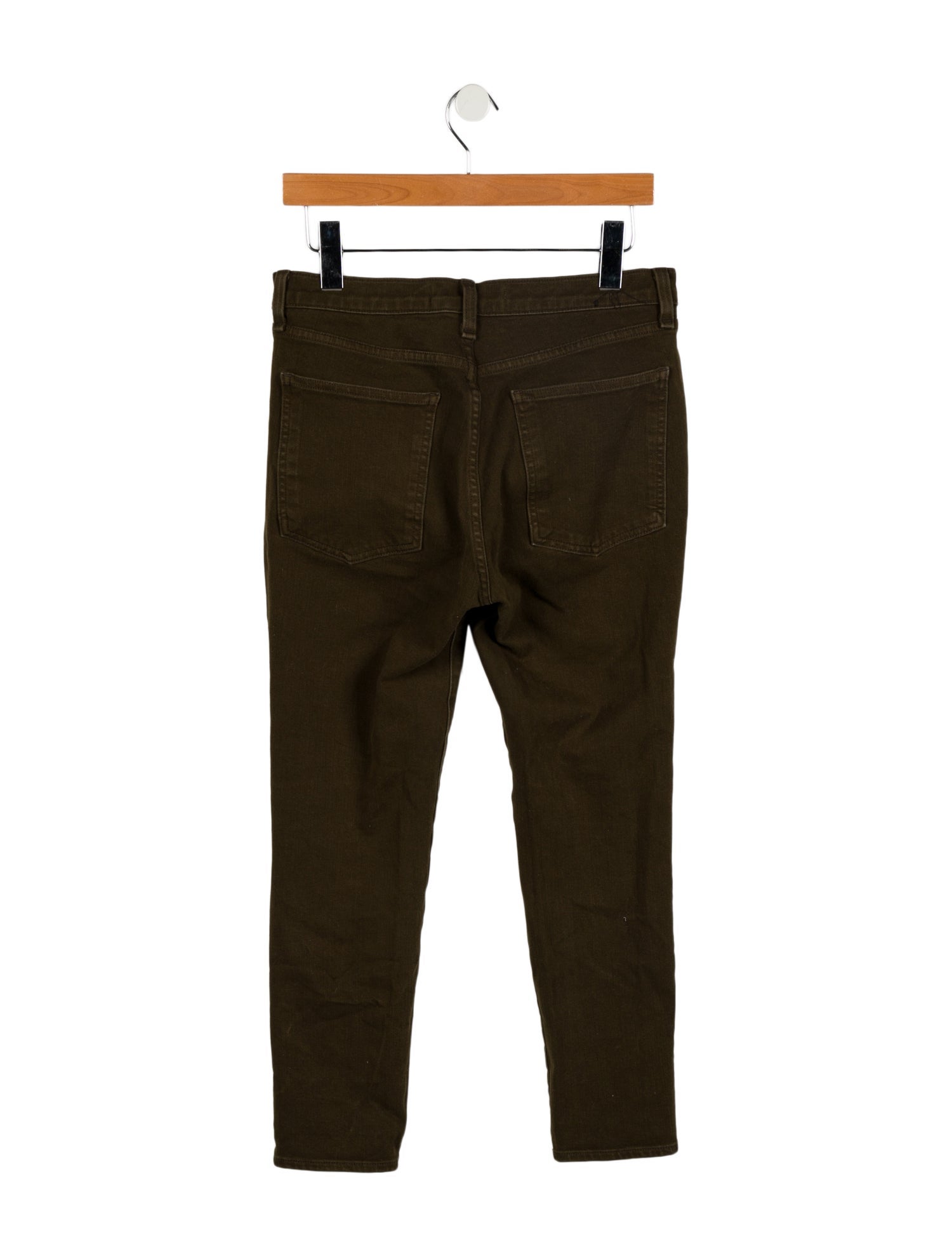 Veronica Beard Mid-Rise Straight Leg Jeans